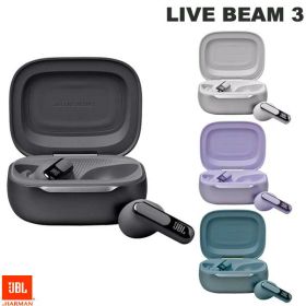 【JBLセール★〜12/24まで】 JBL LIVE BEAM 3 リアルタイム補正機能付 ハイブリッド ノイズキャンセリング搭載 Bluetooth 5.3 完全ワイヤレスイヤホン ジェービーエル (左右分離型ワイヤレスイヤホン) ハイレゾ対応 LDAC 高性能マイク