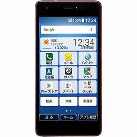 【中古】【安心保証】 UQモバイル KYV44 アイアンブルー