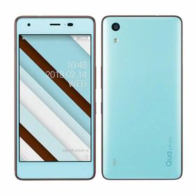 【中古】【安心保証】 Qua phone QZ[32GB] au チョコミント