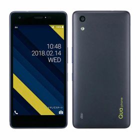 【中古】【安心保証】 Qua phone QZ[32GB] au インディゴ