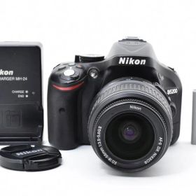 ★美品★《ショット数19,197回 》Nikon D5200 + AF-S DX NIKKOR 18-55mm F3.5-5.6G ED II #887c