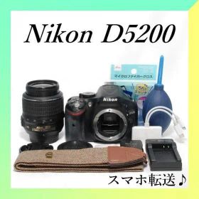 ✨NIKON D5200✨初心者さんオススメ✨手振れ補正付✨一眼レフカメラ