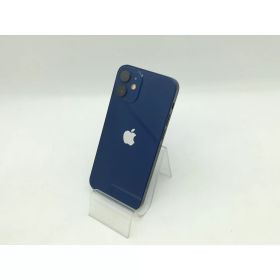 【中古】Apple docomo 【SIMロック解除済み】 iPhone 12 mini 64GB ブルー MGAP3J/A【OSU301】保証期間1ヶ月【ランクC】