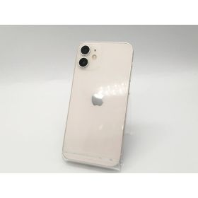 【中古】Apple SoftBank 【SIMロック解除済み】 iPhone 12 mini 128GB ホワイト MGDM3J/A【広島本通】保証期間1ヶ月【ランクC】