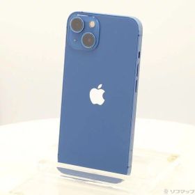 【中古】Apple(アップル) iPhone13 128GB ブルー MLNG3J／A SIMフリー 〔ネットワーク利用制限▲〕 【258-ud】