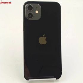 【中古】iPhone12 64GB ブラック MGHN3J/A docomo版SIMフリー