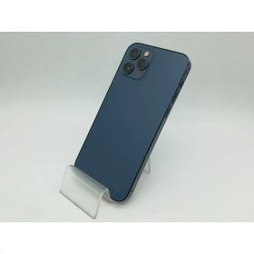【中古】Apple au 【SIMロック解除済み】 iPhone 12 Pro 256GB パシフィックブルー MGMD3J/A【秋葉本店】保証期間1ヶ月【ランクC】