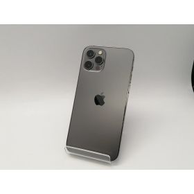 【中古】Apple SoftBank 【SIMロックあり】 iPhone 12 Pro 256GB グラファイト MGM93J/A【広島本通】保証期間1ヶ月【ランクC】