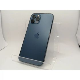 【中古】Apple SoftBank 【SIMロック解除済み】 iPhone 12 Pro 128GB パシフィックブルー MGM83J/A【川崎駅前】保証期間1ヶ月【ランクB】