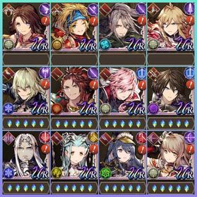 初期垢✨️石715591+URキャラ86種+スノウ+ライトニング+ノエル+虹ジョーダン+リュック | FFBE 幻影戦争のアカウントデータ、RMTの販売・買取一覧