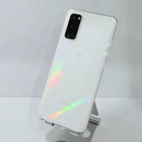 02 GalaxyS20 5G ホワイト SIMフリー 美品