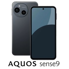 SHARP（シャープ） AQUOS sense9（6GB/128GB） ブラック（SIMフリー版） SH-M29A-B