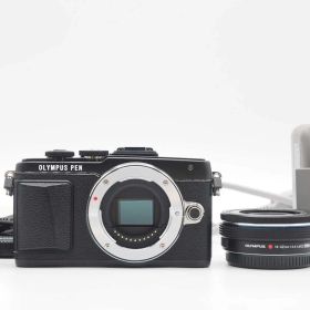 オリンパス Olympus E-PL7 Digital Mirrorless Black 14-42mm Lens 2012 shots [新品同様] #Z5690A