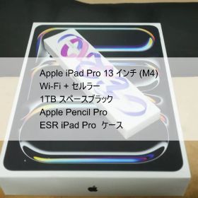 Apple iPadPro13 (M4) 1TB ブラック Wi-Fi セルラ