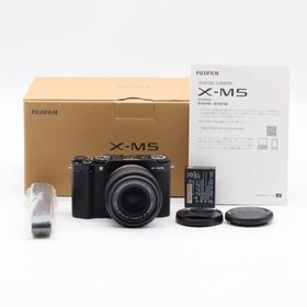 フジフイルム(富士フイルム)のFUJIFILM X-M5 レンズキット XF15-45mm ブラック(ミラーレス一眼)