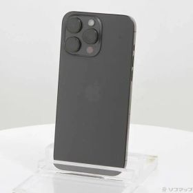 〔中古品〕 iPhone15 Pro Max 256GB ブラックチタニウム MU6P3J／A SIMフリー【198】