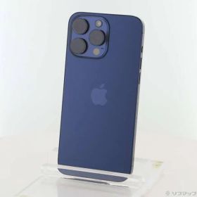 〔中古品〕 iPhone15 Pro Max 256GB ブルーチタニウム MU6T3J／A SIMフリー【352】