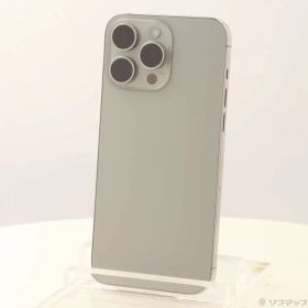〔中古品〕 iPhone15 Pro Max 1TB ナチュラルチタニウム MU713J／A SIMフリー【344】