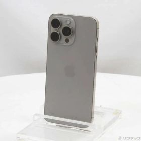 〔中古品〕 iPhone15 Pro Max 256GB ナチュラルチタニウム MU6R3J／A SIMフリー【349】