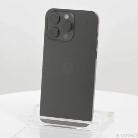 〔中古品〕 iPhone15 Pro Max 256GB ブラックチタニウム FU6P3J／A SIMフリー【198】