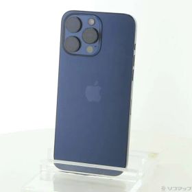 〔中古品〕 iPhone15 Pro Max 256GB ブルーチタニウム MU6T3J／A SIMフリー【198】