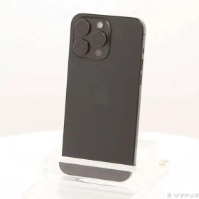 〔中古品〕 iPhone15 Pro Max 256GB ブラックチタニウム MU6P3J／A SIMフリー【368】