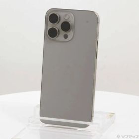 〔中古品〕 iPhone15 Pro Max 512GB ナチュラルチタニウム MU6W3J／A SIMフリー【198】