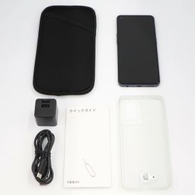[中古] OPPO(オッポ) Reno7 A SIMフリー スマートフォン [スターリーブラック]ブラック[非常に良い(A)]