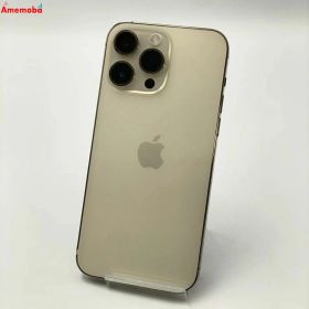 【中古】iPhone14 Pro Max 512GB ゴールド MQ9H3J/A SoftBank版SIMフ