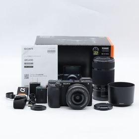 ソニー(SONY)のSONY α6400 ダブルズームレンズキット ブラック(ミラーレス一眼)