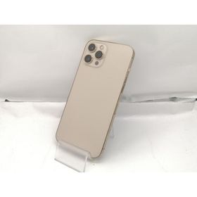 【中古】Apple au 【SIMロック解除済み】 iPhone 12 Pro Max 128GB ゴールド MGCW3J/A【仙台イービーンズ】保証期間１ヶ月【ランクC】