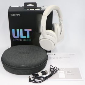 ソニー(SONY)の中古 ソニー ULT WEAR ワイヤレスノイズキャンセリングステレオヘッドセット オフホワイト 【可(C)】(ヘッドフォン/イヤフォン)