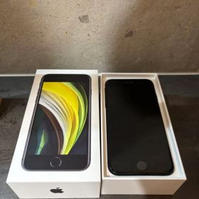 【箱あり美品】Apple iPhoneSE (第2世代) ブラック 本体＋箱あり