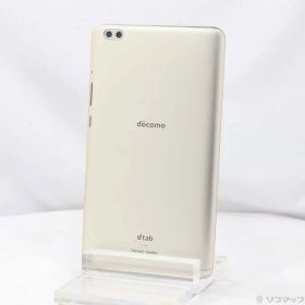 【中古】HUAWEI(ファーウェイ) dtab compact 32GB ゴールド d-02K docomo 【295-ud】