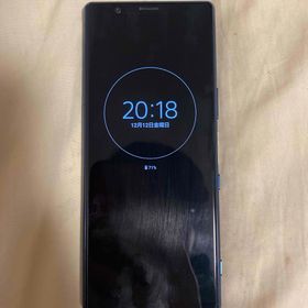 エクスペリア(Xperia)のSONY Xperia 5 SOV41 ブルー(スマートフォン本体)