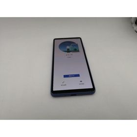 【中古】SONY au 【SIMロック解除済み】 Xperia 10 III ブルー 6GB 128GB SOG04【なんば】保証期間１ヶ月【ランクB】