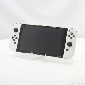 【中古】Nintendo(任天堂) Nintendo Switch 有機ELモデル Joy-Con(L)／(R) ホワイト 【348-ud】