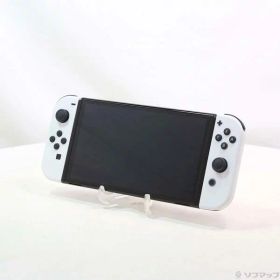 【中古】Nintendo(任天堂) Nintendo Switch 有機ELモデル Joy-Con(L)／(R) ホワイト 【196-ud】