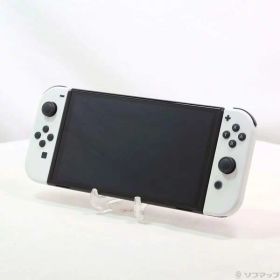 【中古】Nintendo(任天堂) Nintendo Switch 有機ELモデル Joy-Con(L)／(R) ホワイト 【196-ud】