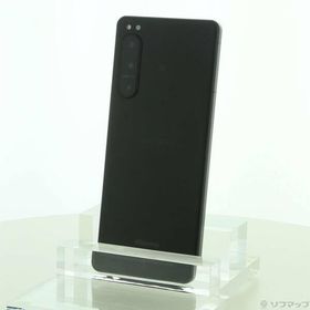 〔中古〕SONY(ソニー) Xperia 5 IV 128GB ブラック SO-54C docomo SIMフリー 〔ネットワーク利用制限▲〕〔377-ud〕