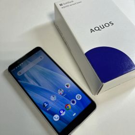 ★美品★ AQUOS sense3 basic 907SH Silver SHARP シャープ