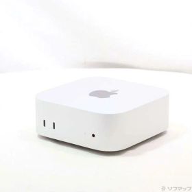 【中古】Apple(アップル) Mac mini Late-2024 MU9D3J／A Apple M4 10コアCPU_10コアGPU 16GB SSD256GB シルバー 〔15.7 Sequoia〕 【258-ud】