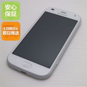 フジツウ(富士通)の新品同様 F-42A らくらくスマートフォン ホワイト M222(スマートフォン本体)