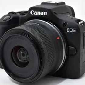 キヤノン ミラーレス一眼 CANON EOS R100 レンズキット ブラック 中古 美品 Wi-Fi Bluetooth スマホに送れる 新品SDカード付き 届いてすぐに使える 長期保証