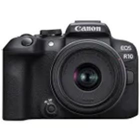【中古】Canon ミラーレス一眼カメラ EOS R10 レンズキット(RF-S18-45)ブラック/APS-C/EOSR10-1845ISSTMLK