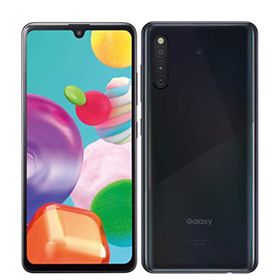 サムスン(SAMSUNG)のSCV48 Galaxy A41 ブラック SIMフリー 本体 au スマホ ギャラクシー 【送料無料】 scv48bk7mtm(スマートフォン本体)