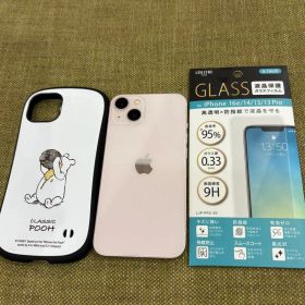iPhone 13 ピンク 128gb アイフェス フィルム セット