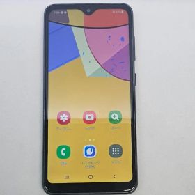 ㉓SAMSUNG Galaxy A21 SCV49 64GB ブラック 動作品