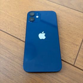 Apple iPhone12mini 青 カバーケース フィルム付き