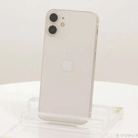 〔中古品〕 iPhone12 mini 128GB ホワイト MGDM3J／A SIMフリー【198】